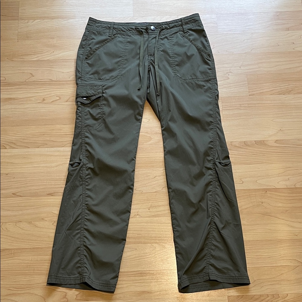 REI Olive Green Straight-Leg Cargo Pants